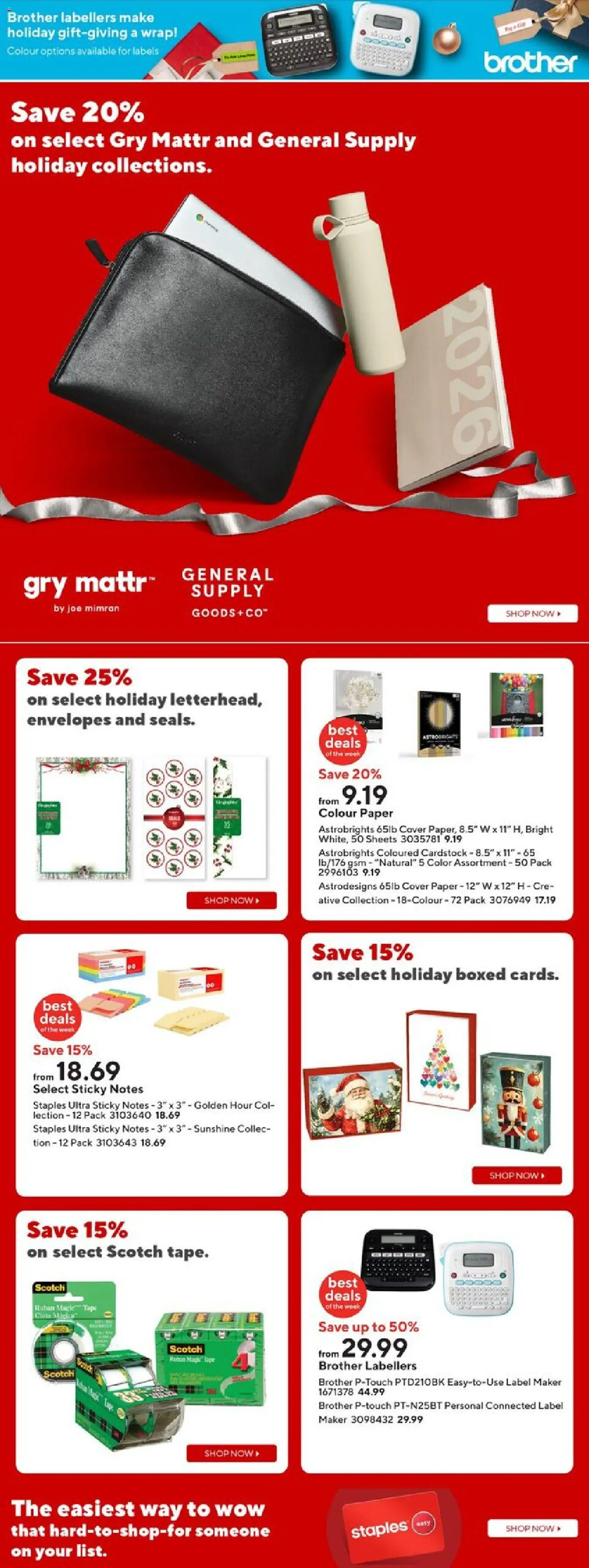 Staples - Black Friday  - page 18- valid from Nov 14, 2025