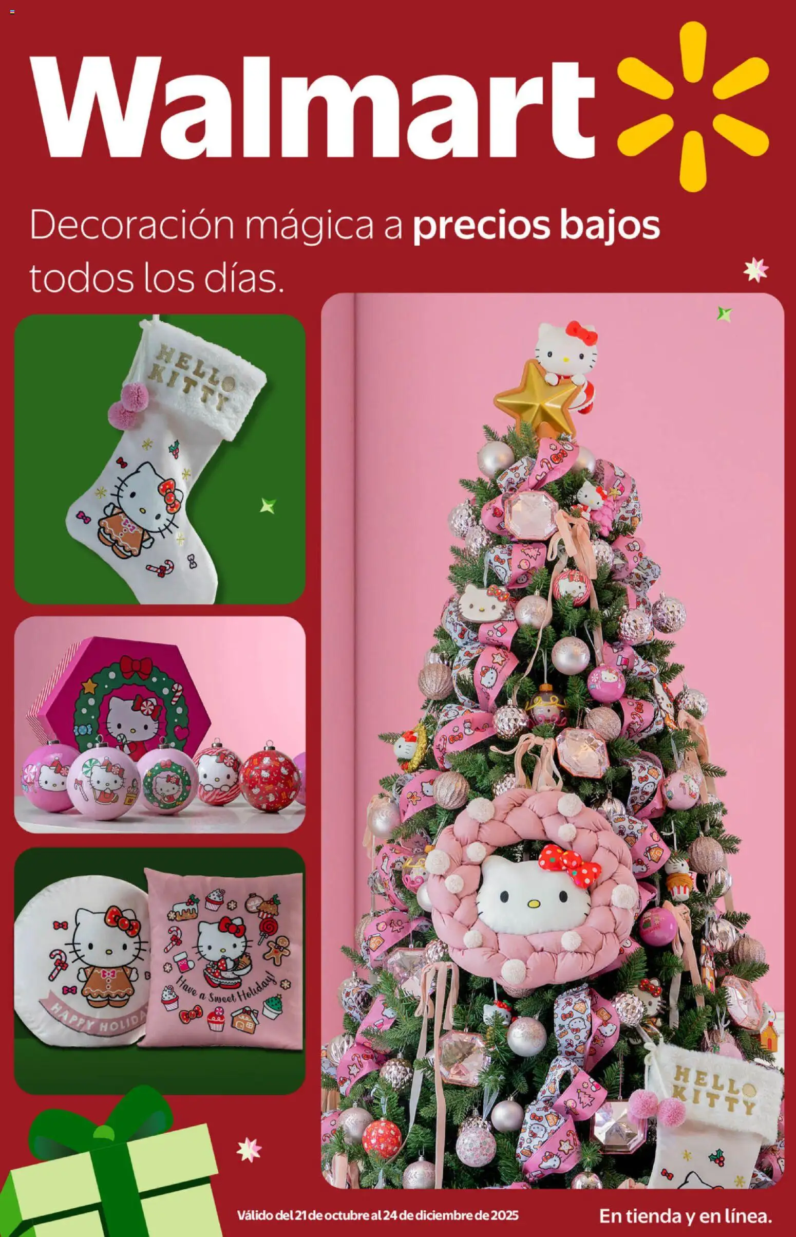 Walmart catálogo Navidad - página 1- válido desde 21/10/2025