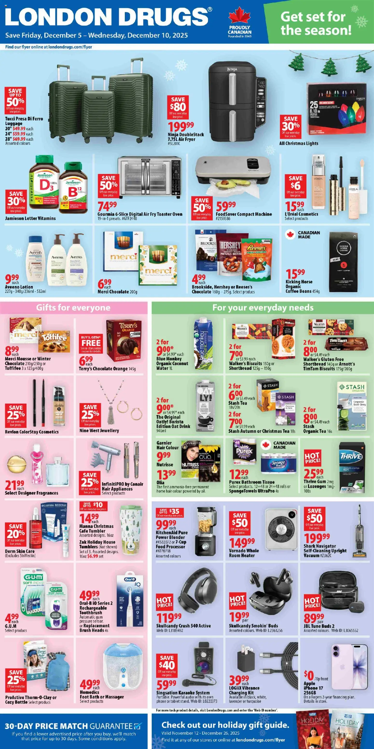 London Drugs weekly flyer / circulaire - page 1- valid from Dec 5, 2025