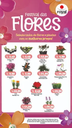 Pré-visualização Royal Supermercados - Ofertas Festival das Flores válida a partir de 06/02/2026