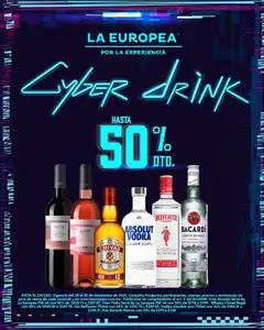 La Europea Cyber Drink válido desde 28/11/2025