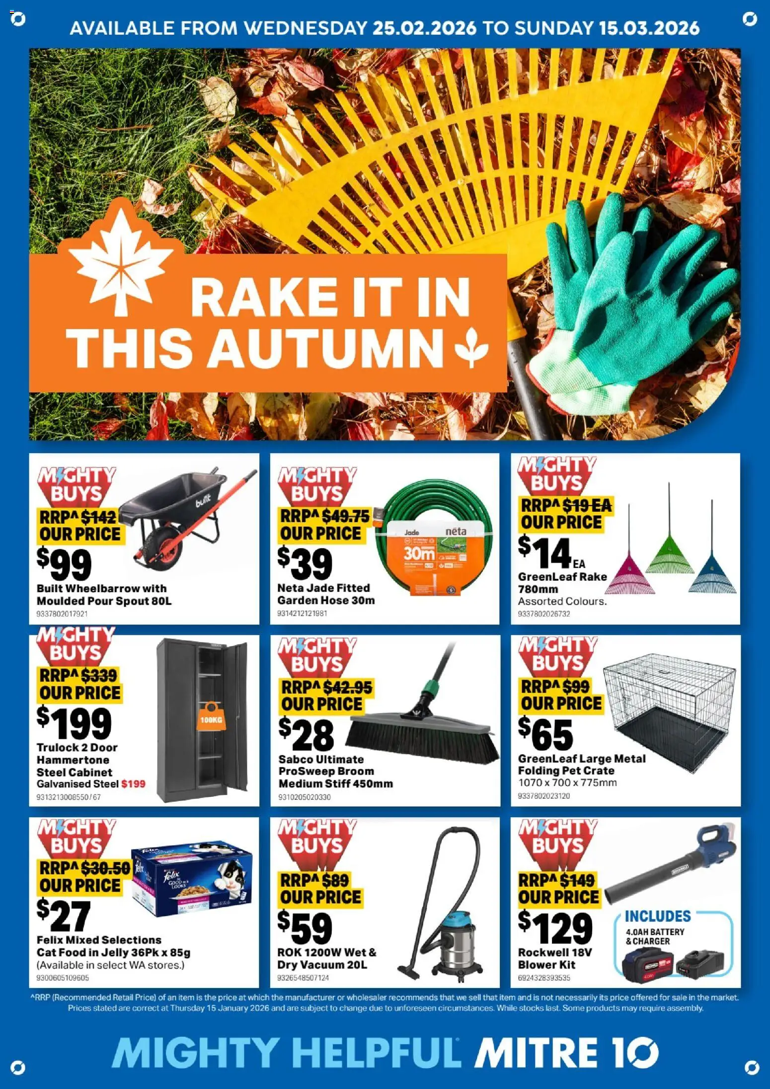 Mitre 10 Catalogue  - page 1- valid from 25/02/2026