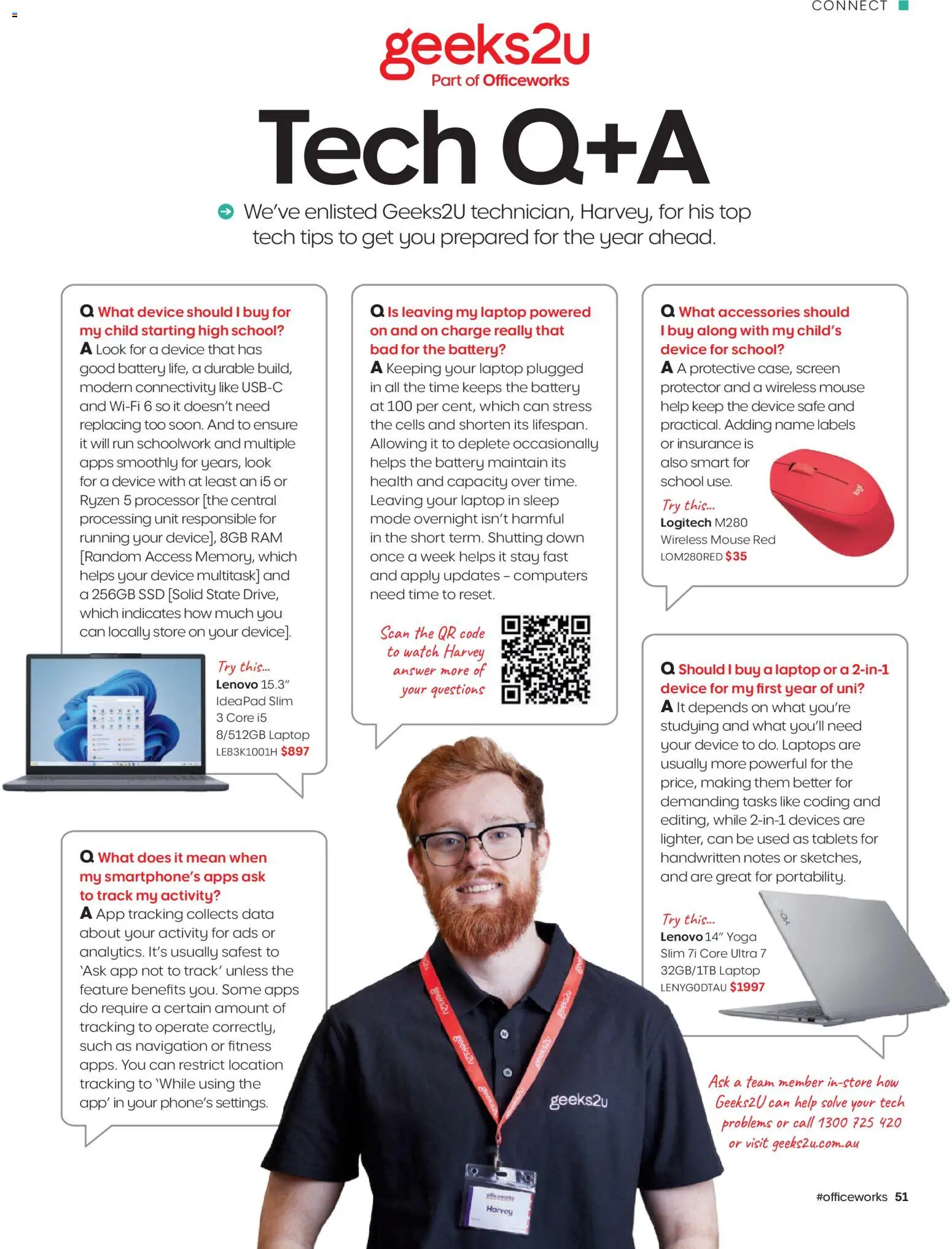 Officeworks Magazine - page 51- valid from 01/01/2026