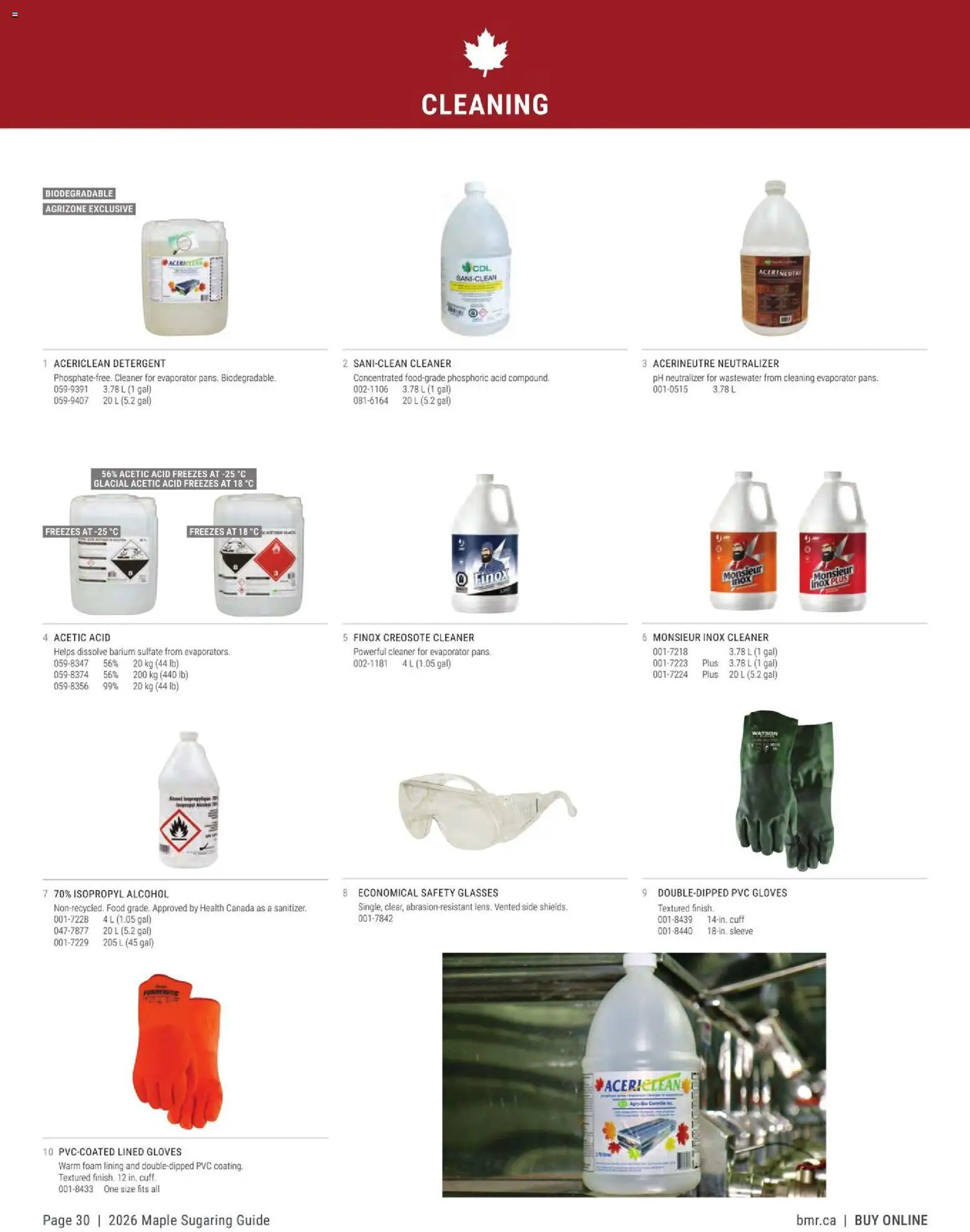 BMR - Agrizone Maple Sugaring Guide - page 30- valid from Jan 1, 2026