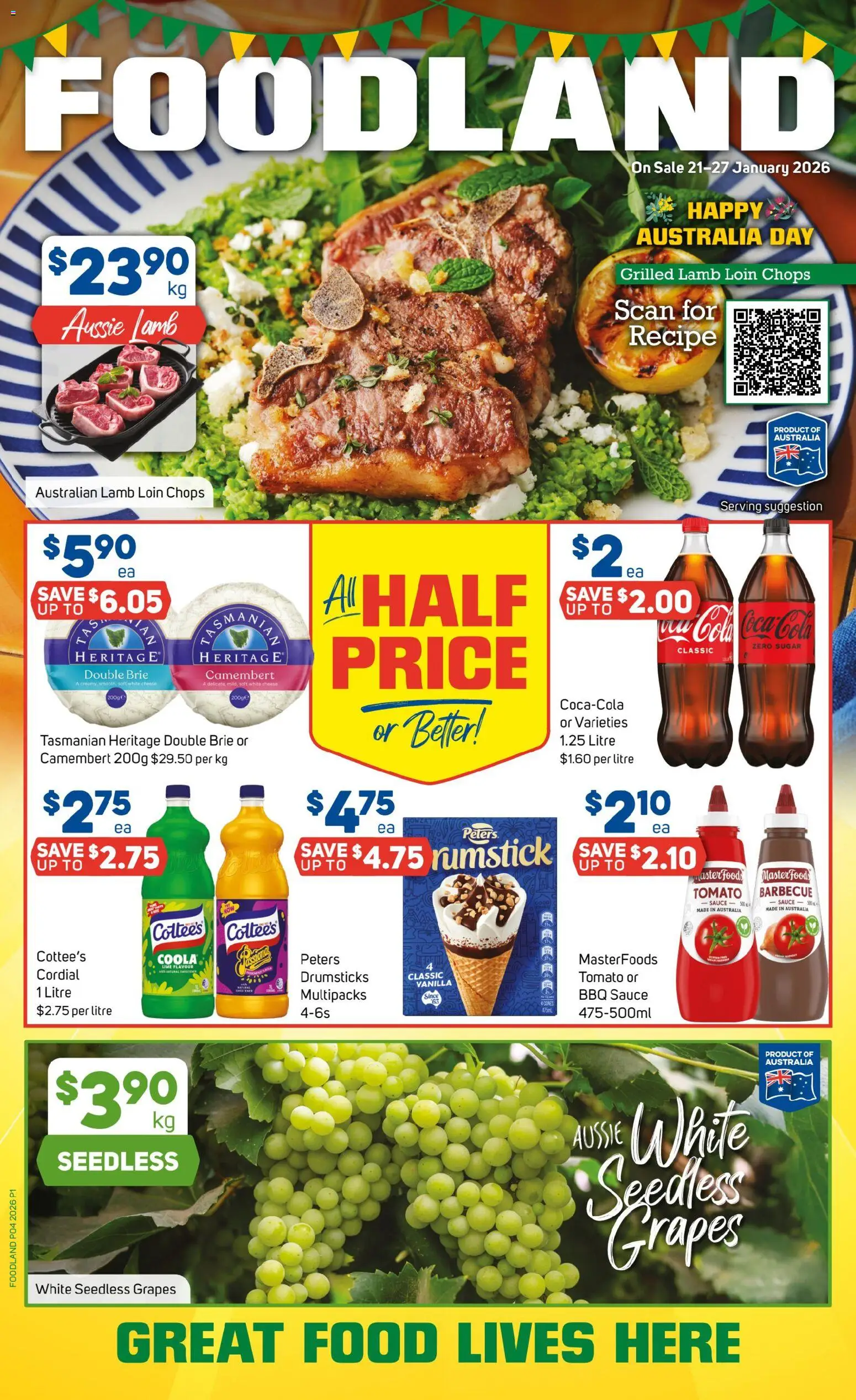 Foodland  Catalogue  - page 1- valid from 21/01/2026
