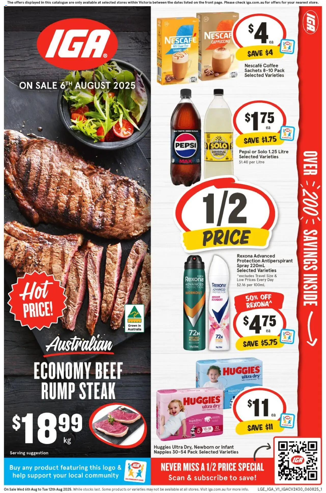 IGA Catalogue VIC - page 1- valid from 06/08/2025