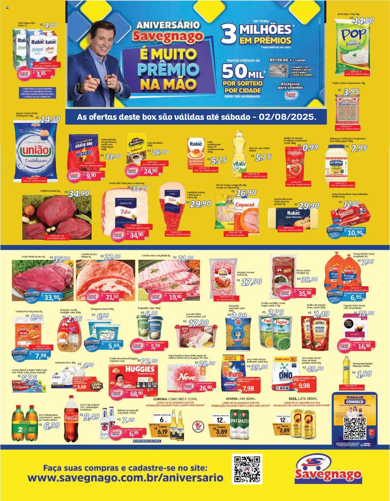 Savegnago - Ofertas da semana - página 1- válido a partir de 31/07/2025
