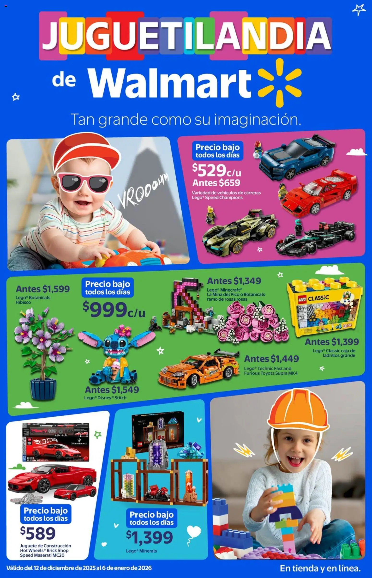 Walmart folleto Juguetilandia tan grande como su imaginación - página 1- válido desde 12/12/2025