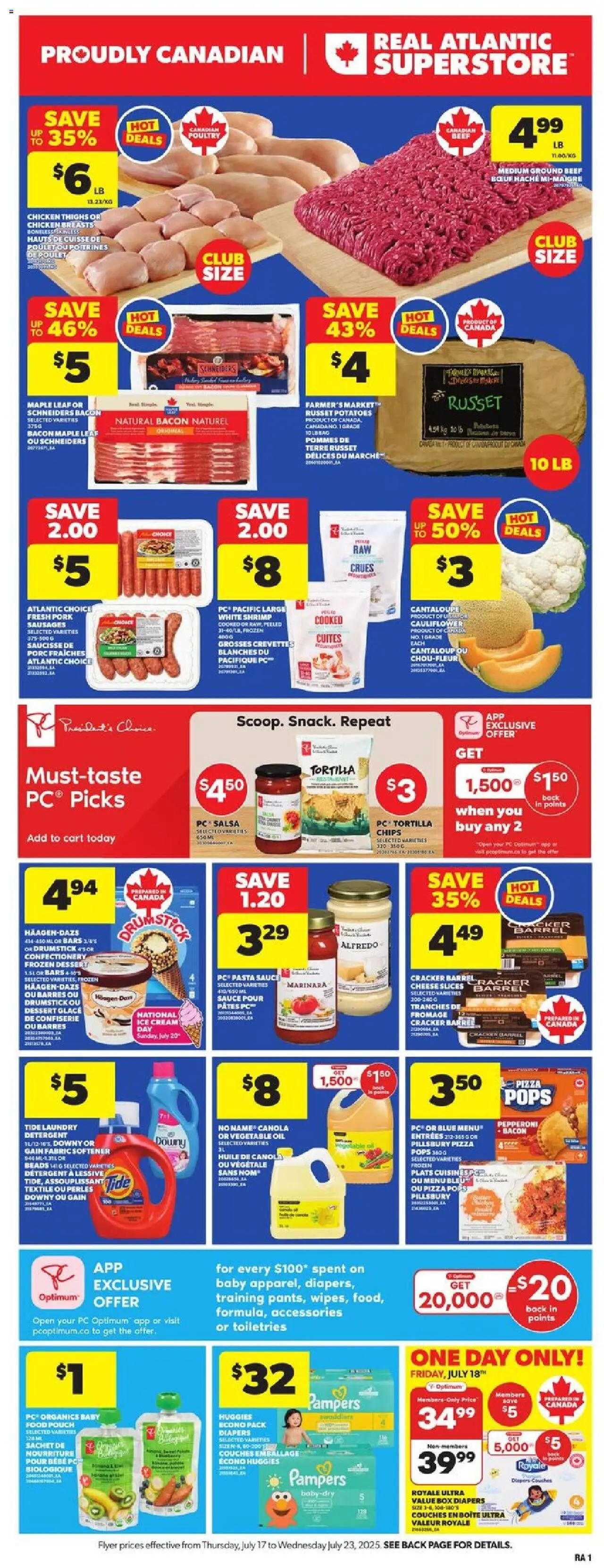 Atlantic Superstore weekly flyer / circulaire - page 3- valid from Jul 17, 2025