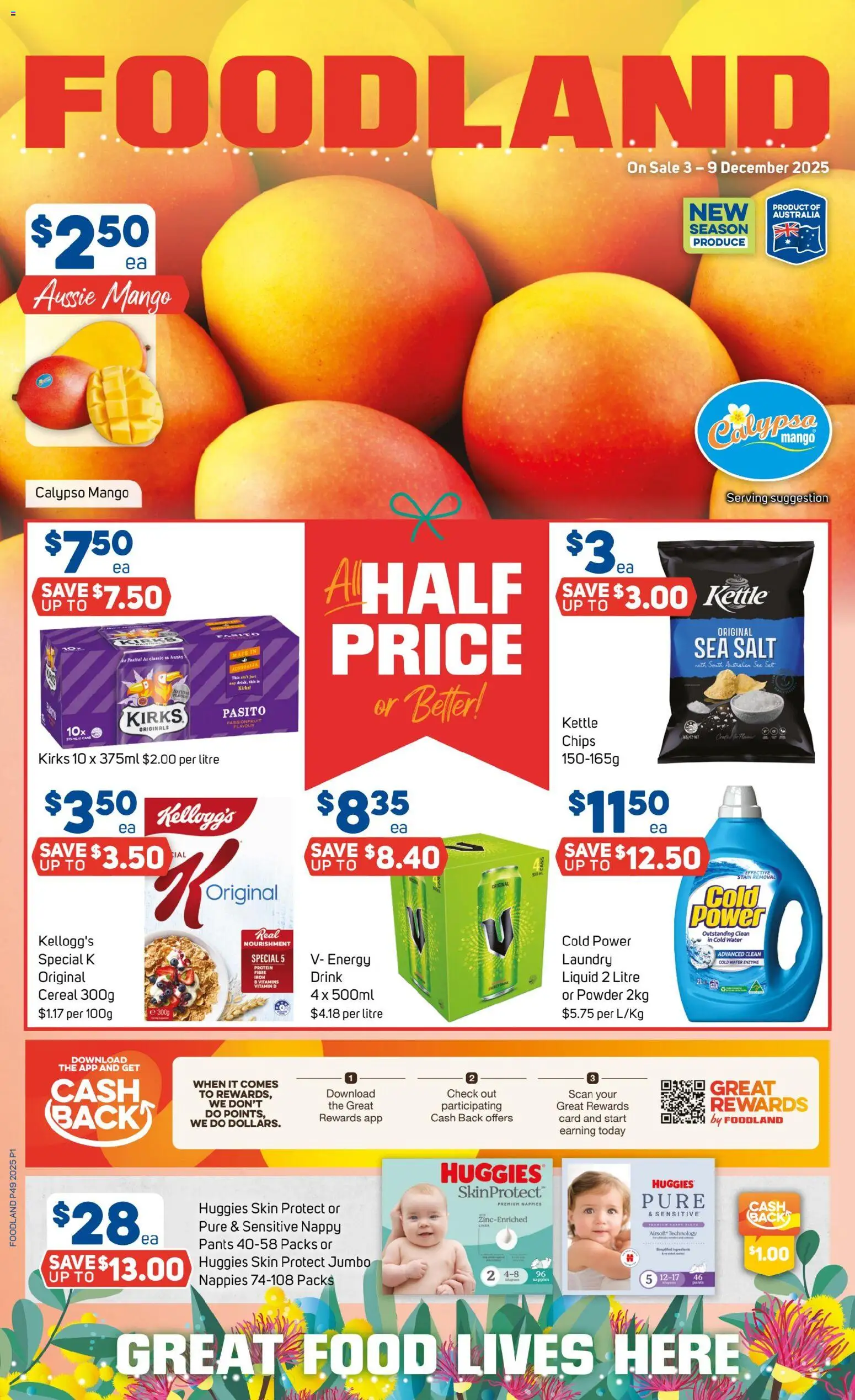Foodland  Catalogue  - page 1- valid from 03/12/2025