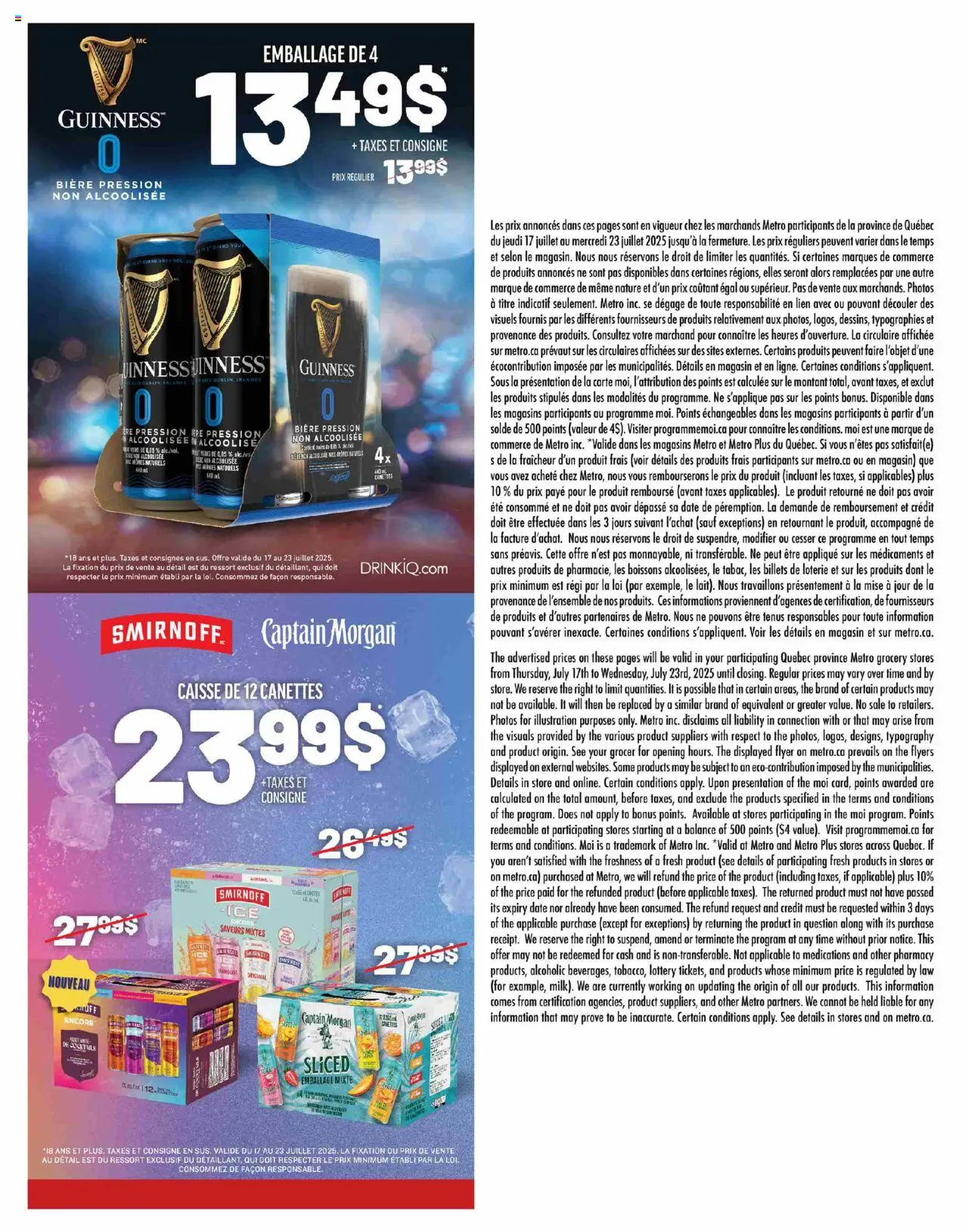 Metro weekly flyer / circulaire - page 19- valid from Jul 17, 2025