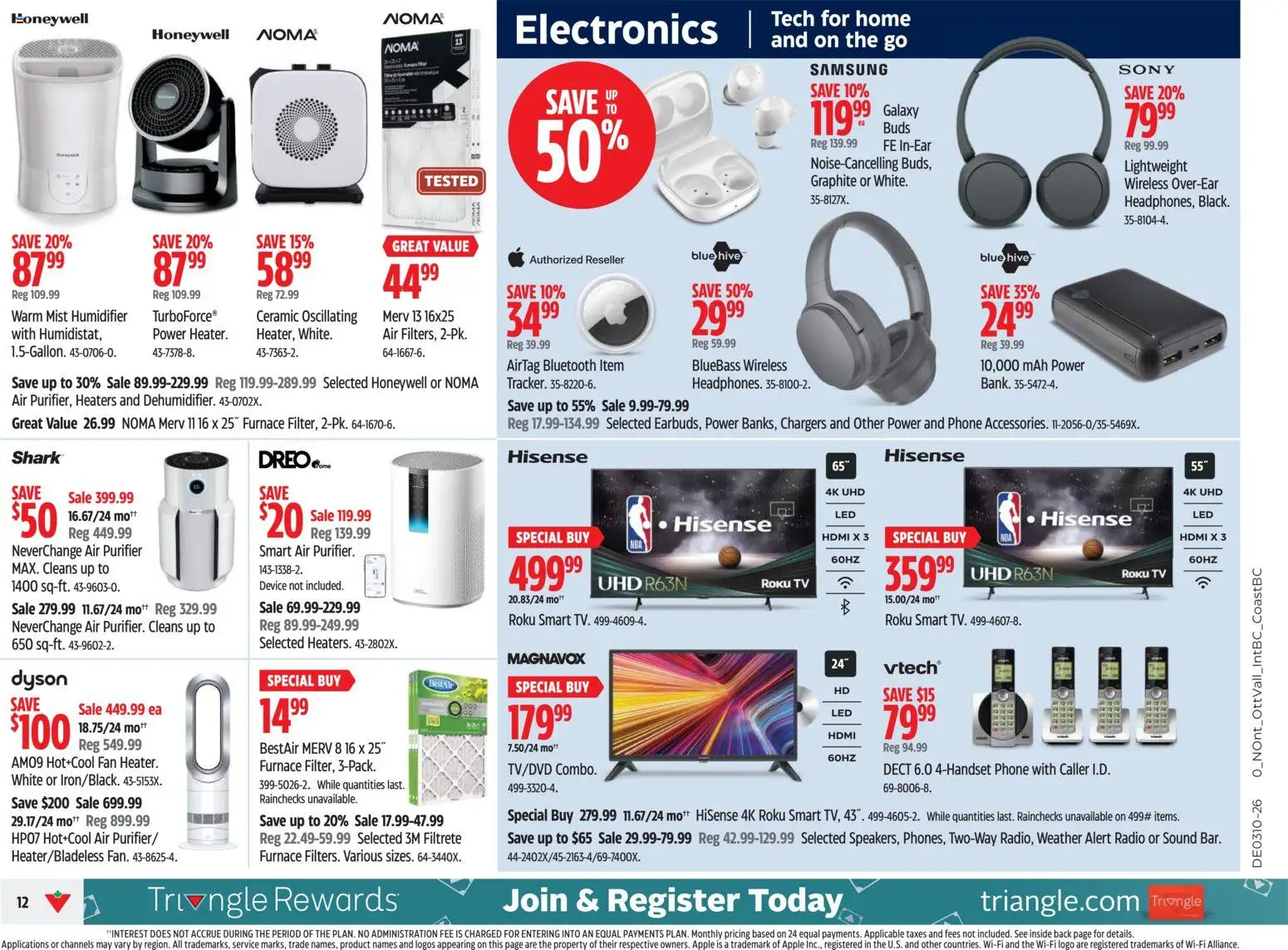 Canadian Tire weekly flyer - page 12- valid from Mar 5, 2026
