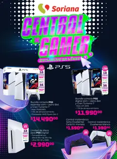 Soriana - Central Gamer Exclusivo en línea válido desde 15/08/2025
