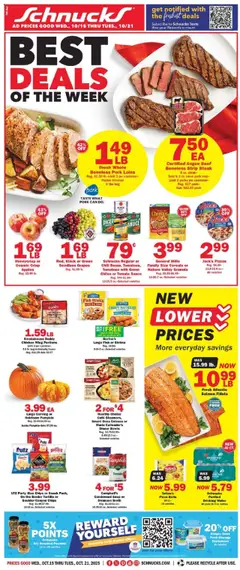 Preview Schnucks Weekly Ad valid from 10/15/2025