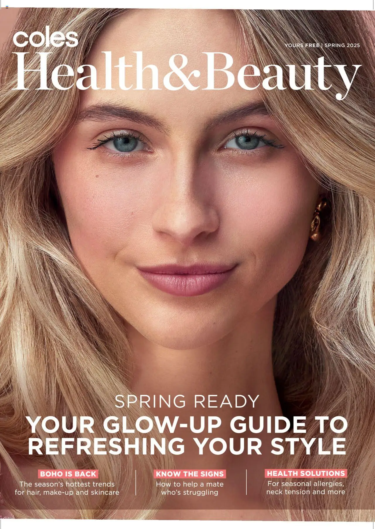 Coles Spring 2025 - page 1- valid from 07/10/2025