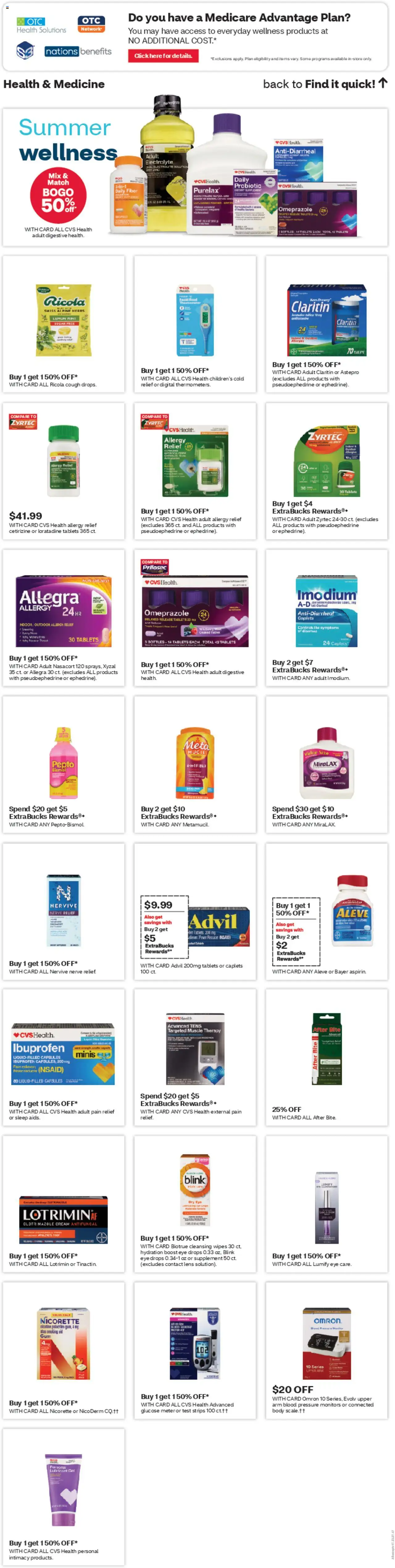CVS Pharmacy Weekly Ad - NJ - page 8- valid from 07/20/2025