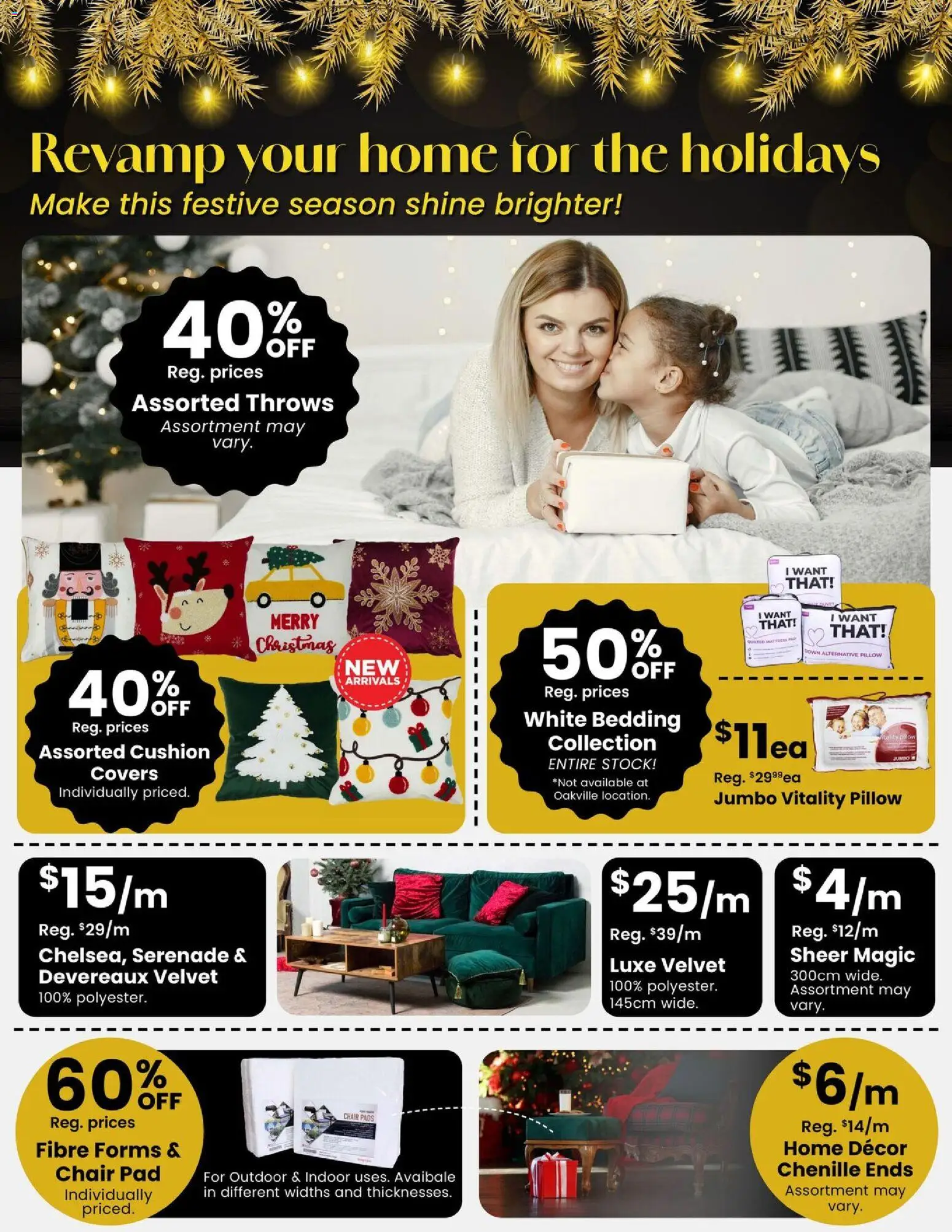 Fabricland weekly flyer / circulaire - page 12- valid from Nov 1, 2025