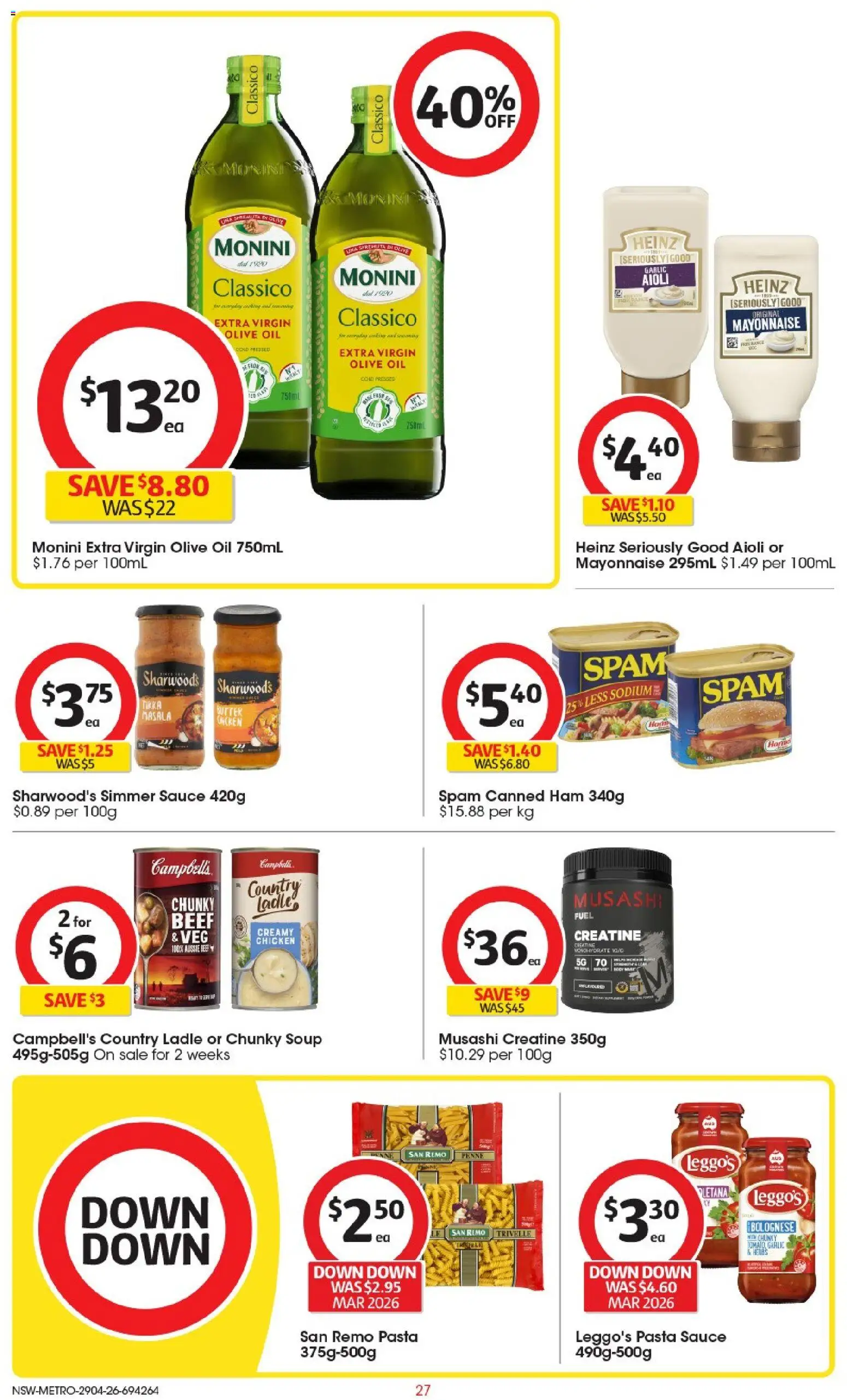 Coles catalogue  - page 27- valid from 29/04/2026