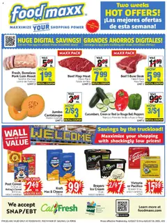 Preview FoodMaxx Flyer - CA valid from 08/13/2025