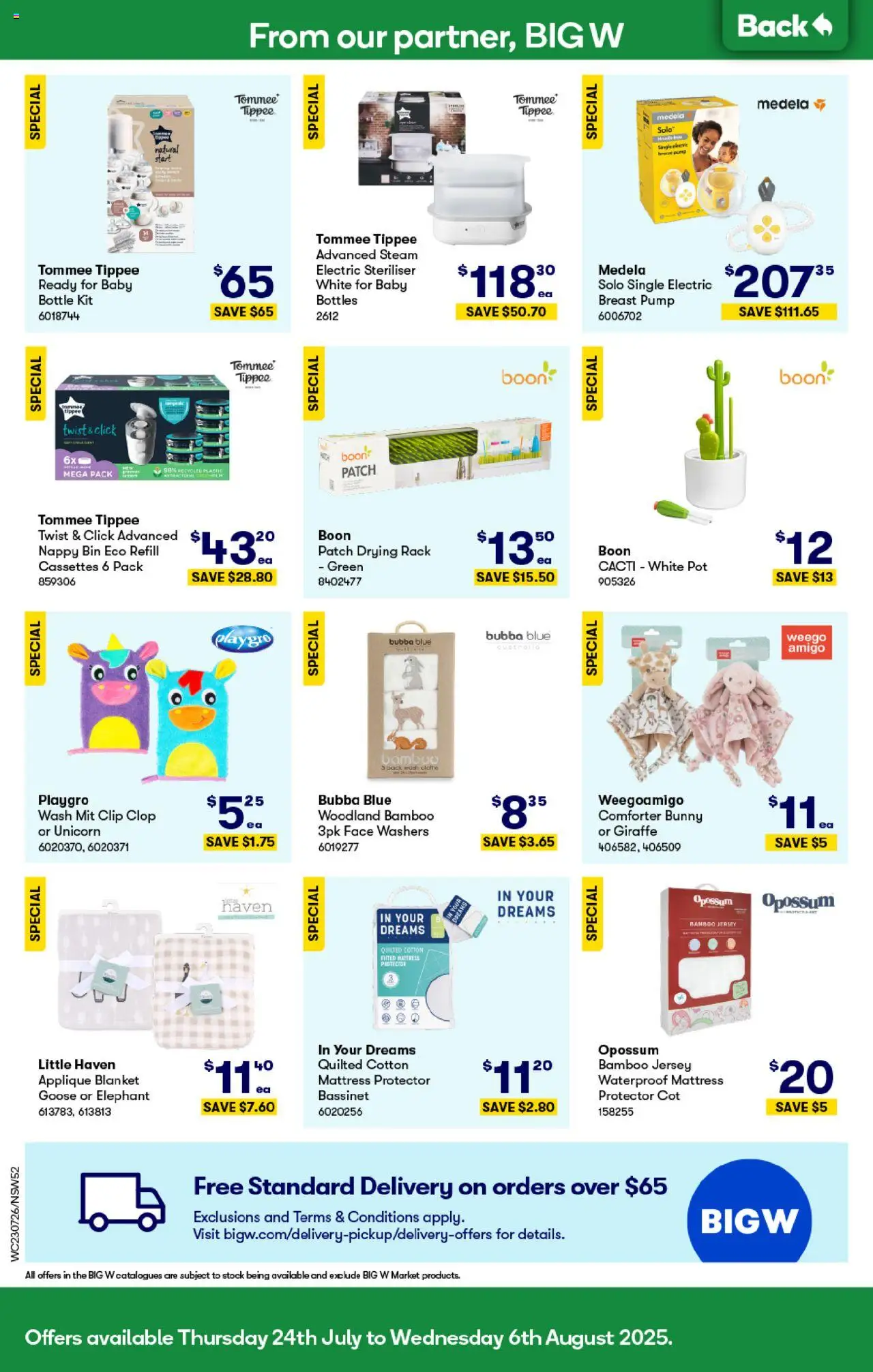 Weekly catalogue Woolworths NSW 23/07 - page 50- valid from 23/07/2025