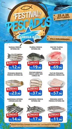 Pré-visualização Estrela Azul - Ofertas Festival de Pescados válida a partir de 23/10/2025