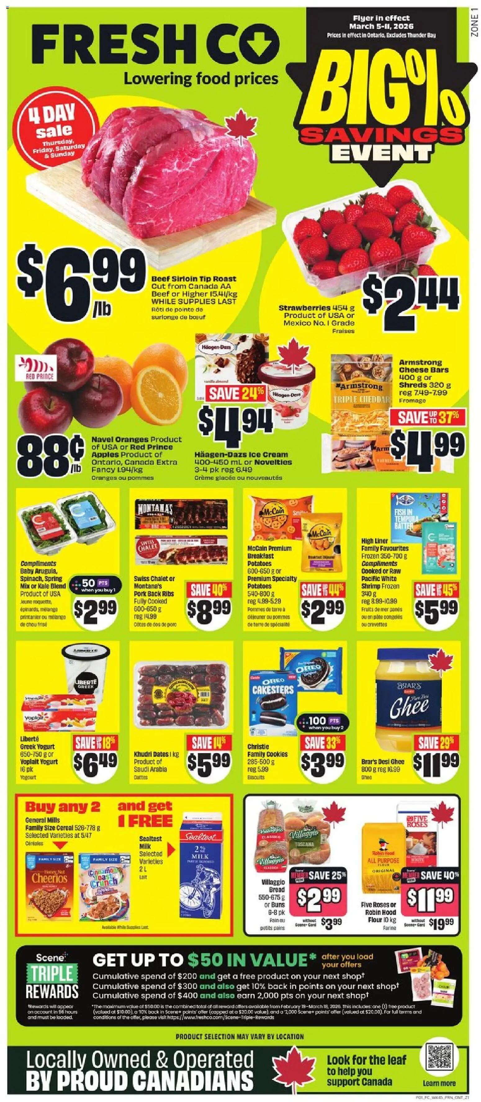 FreshCo weekly flyer / circulaire - page 1- valid from Mar 5, 2026