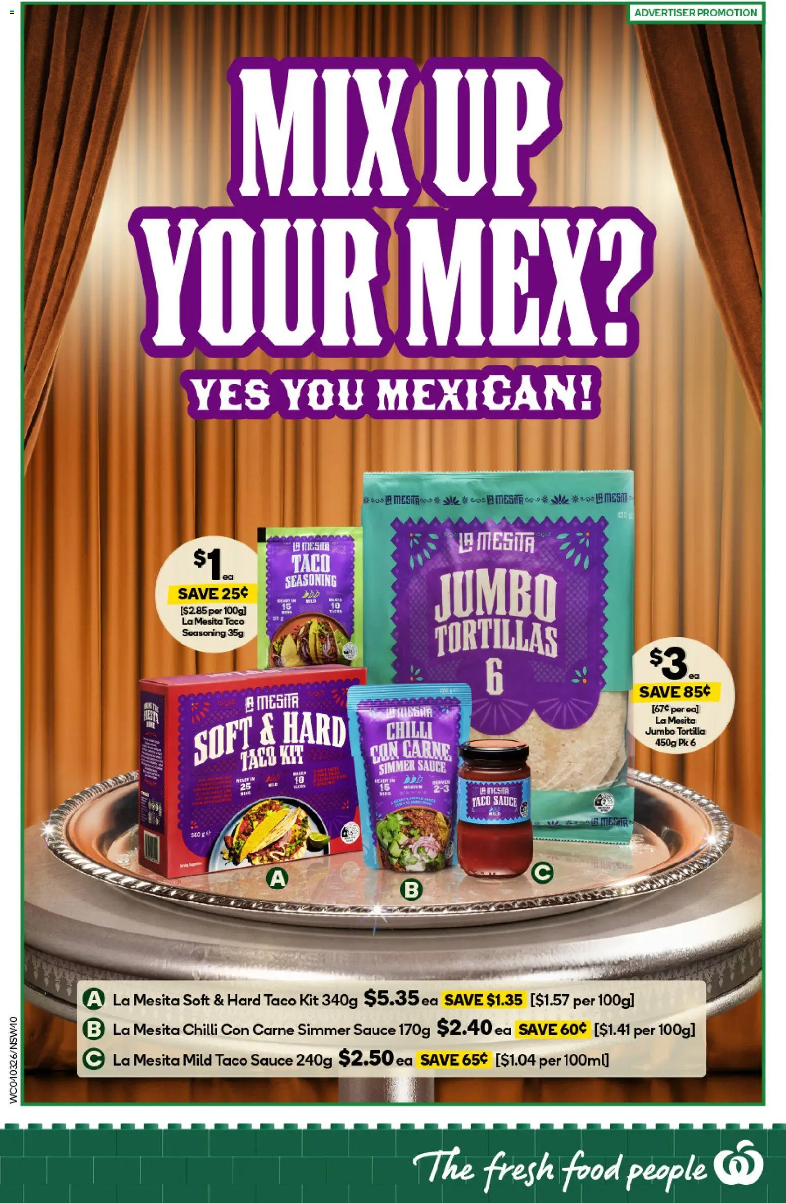 Woolworths catalogue  - page 40- valid from 04/03/2026