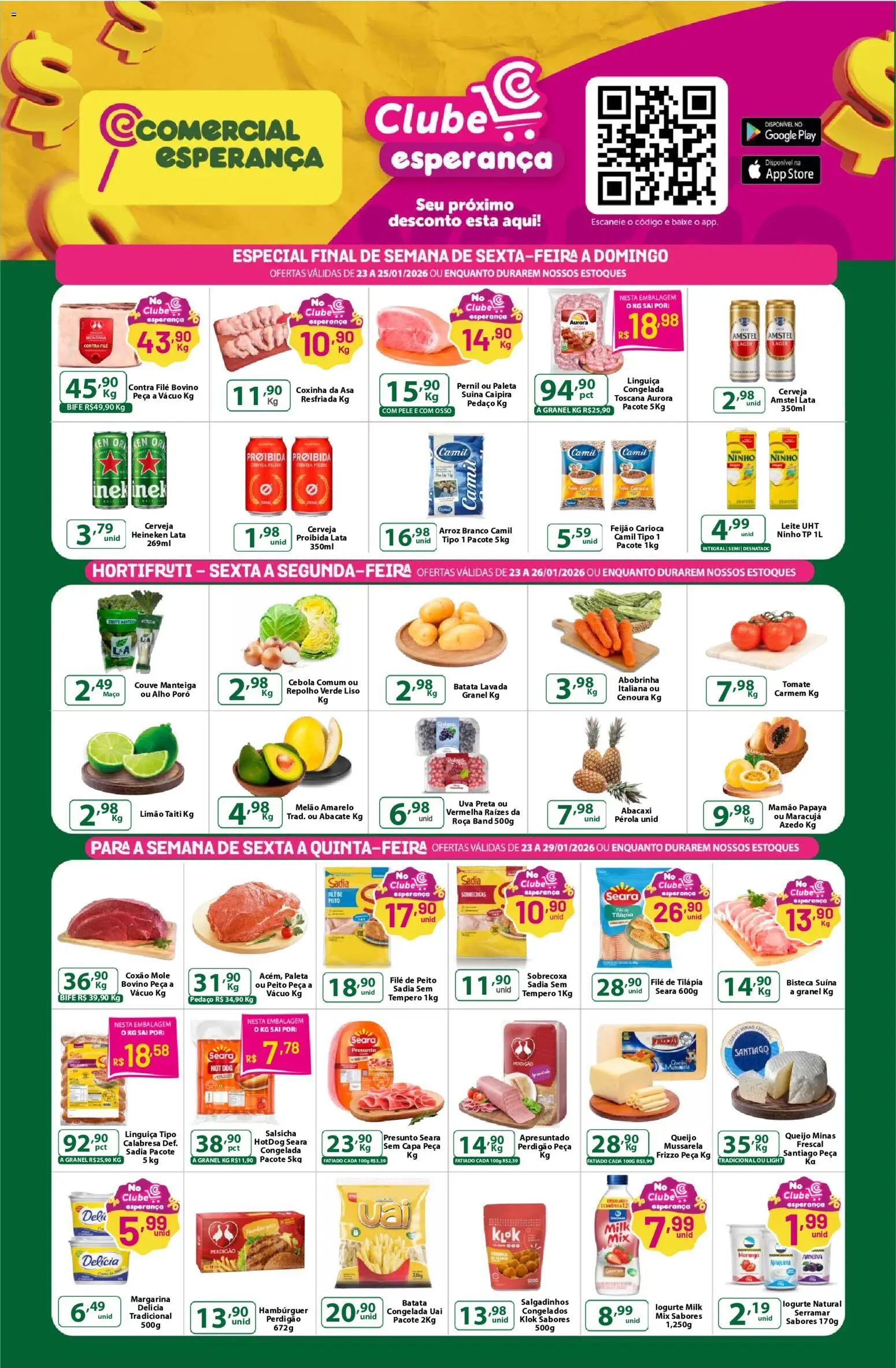 Comercial Esperança - Ofertas Clube - página 1- válido a partir de 23/01/2026
