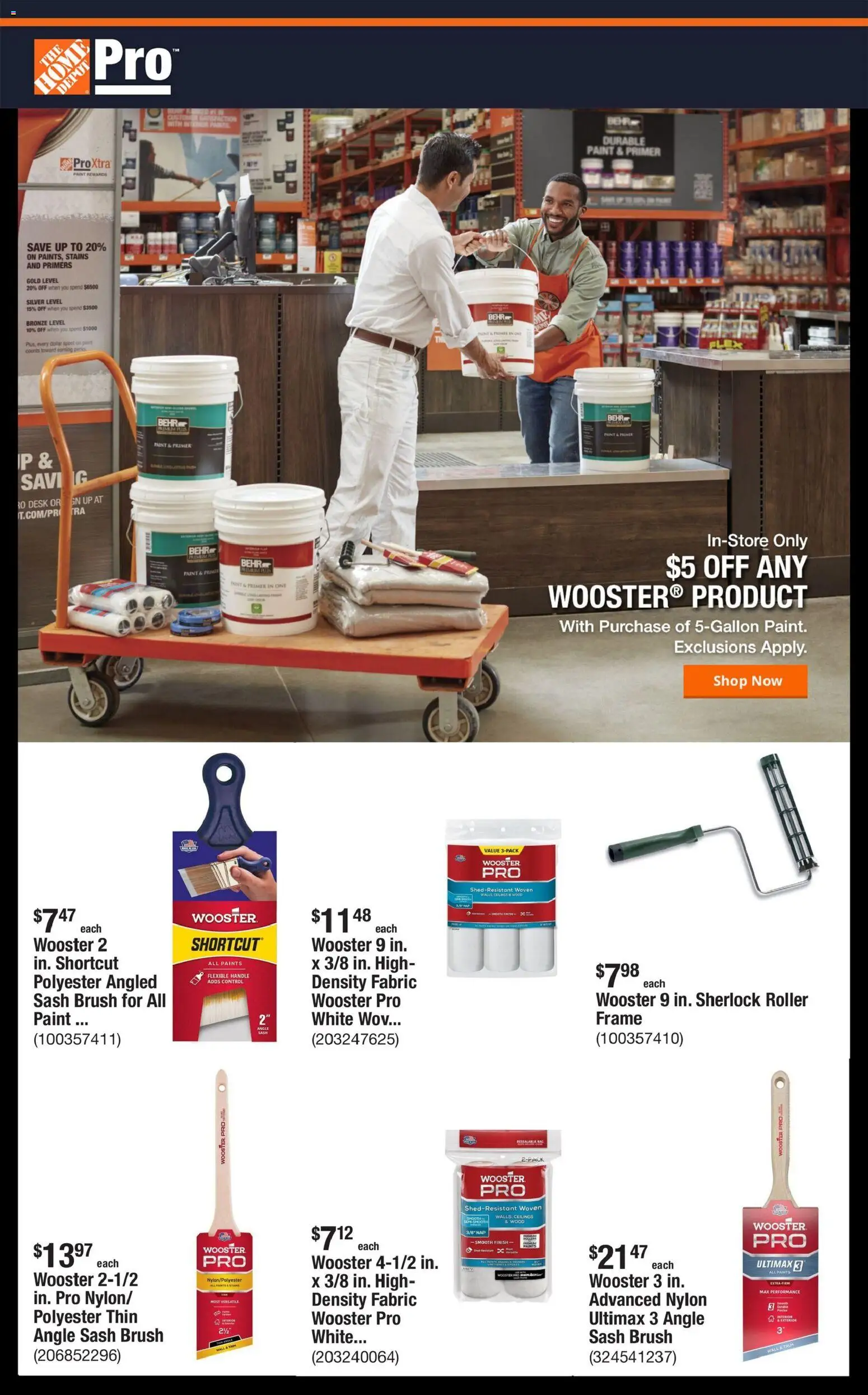 Home Depot Shop Pro Ad - NY - page 1- valid from 02/16/2026
