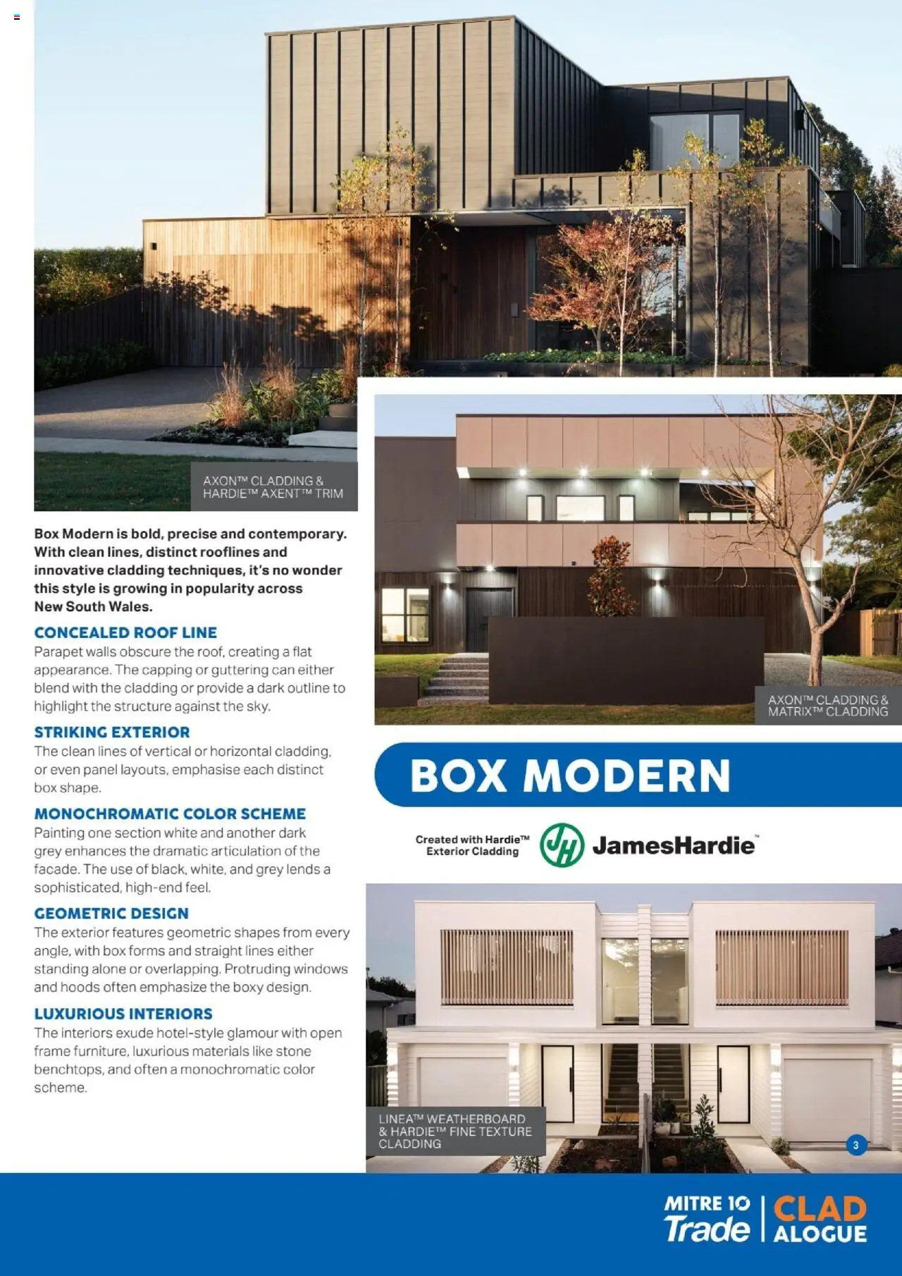 Mitre 10 - Cladalogue E-Selection Guide 2025 - page 3- valid from 27/06/2025