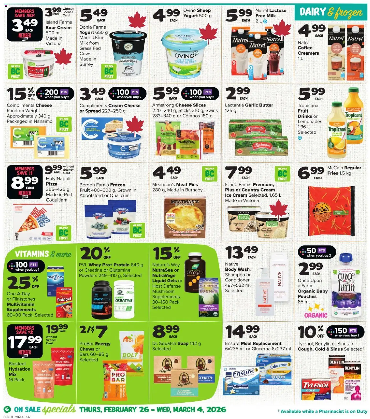 Thrifty Foods weekly flyer / circulaire - page 7- valid from Feb 26, 2026