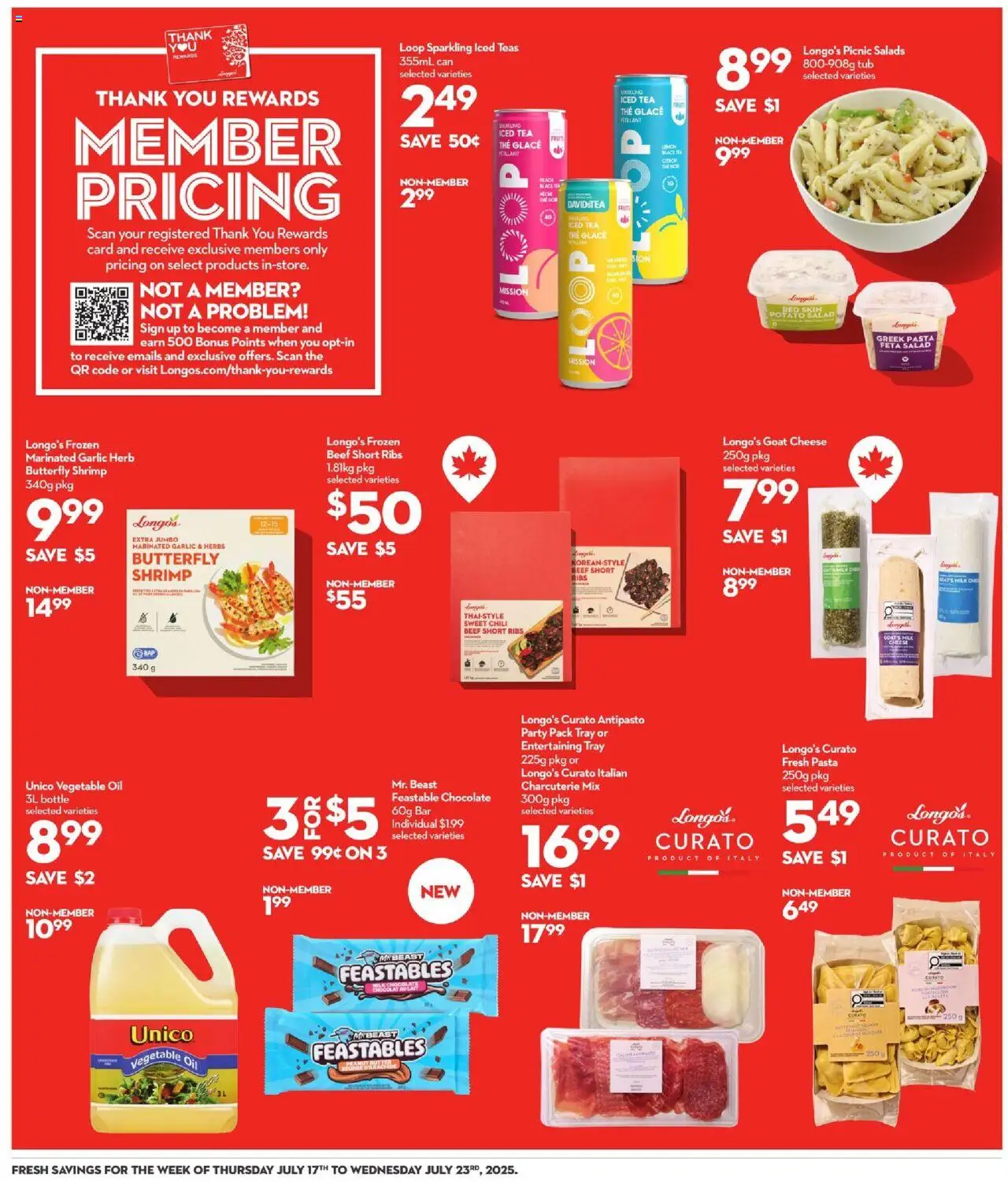 Longo's weekly flyer / circulaire - page 5- valid from Jul 17, 2025