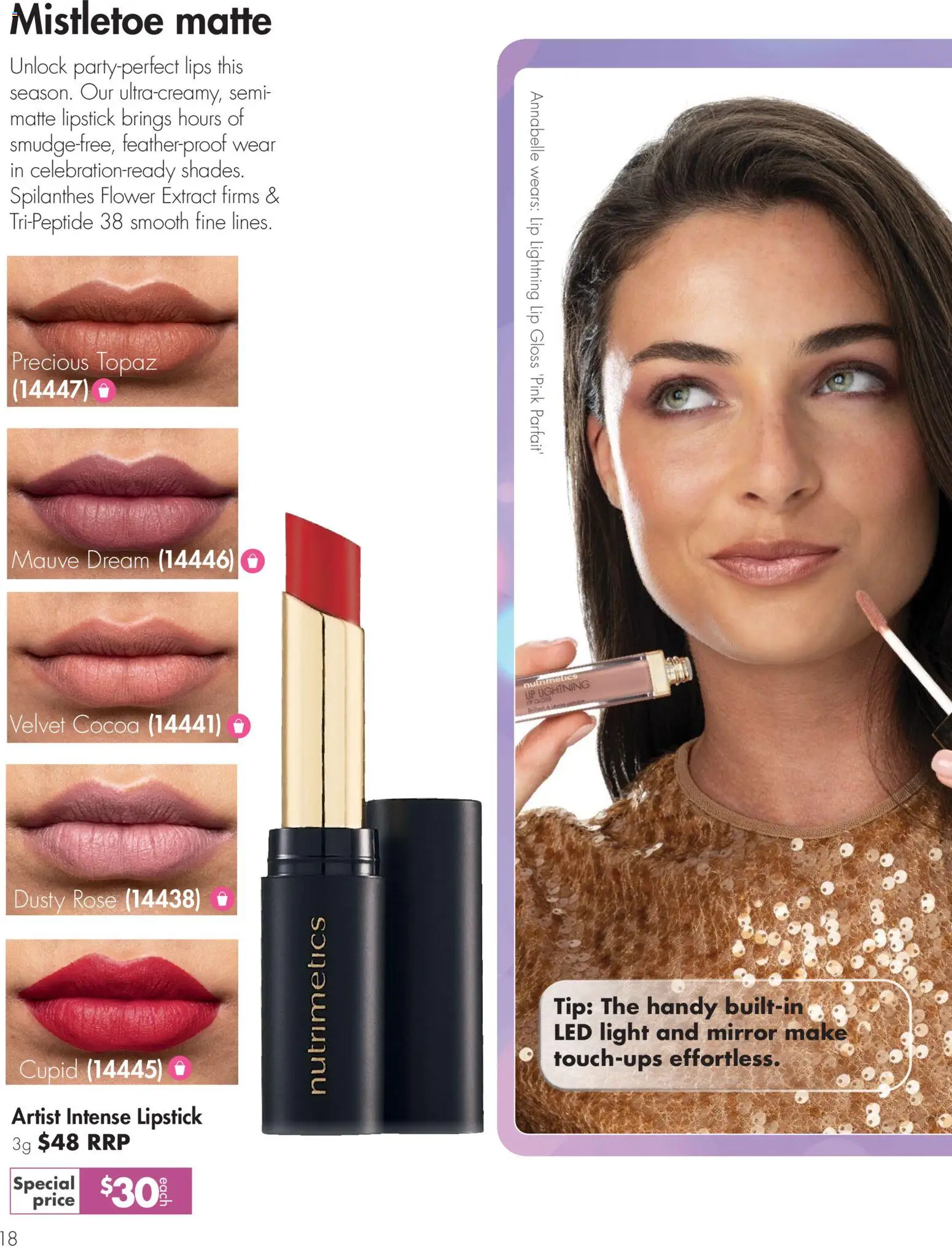 Nutrimetics Catalogue Party season treats - page 18- valid from 26/11/2025