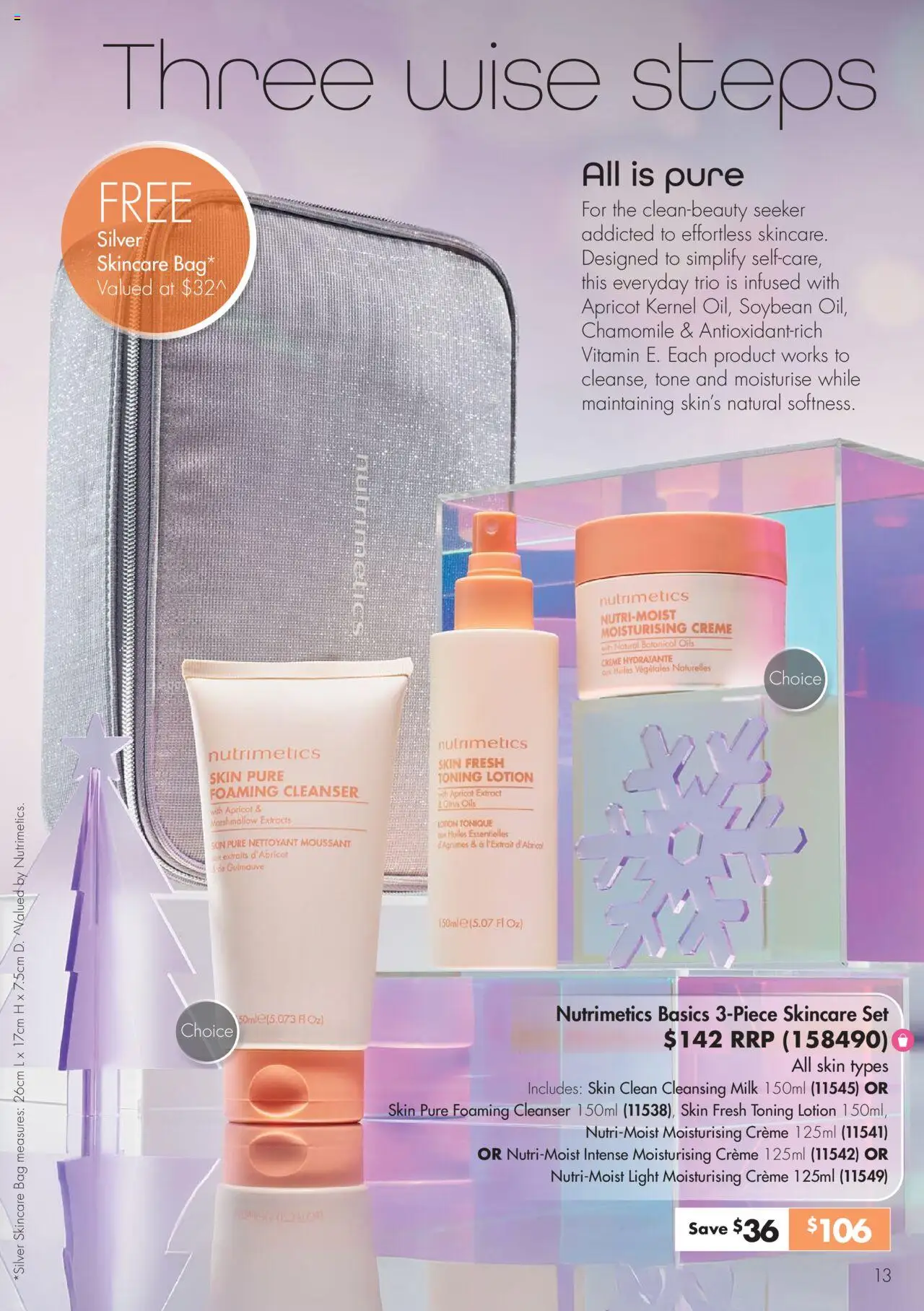 Nutrimetics Catalogue Holiday magic - page 13- valid from 12/10/2025