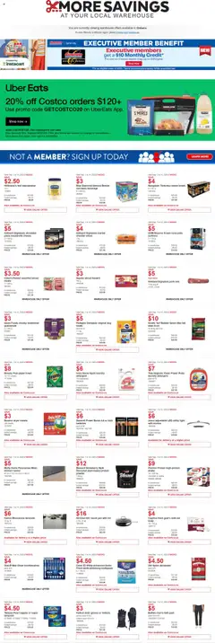 Preview Costco flyer valid from Sep 1, 2025