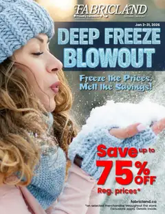 Preview Fabricland flyer / circulaire valid from Jan 2, 2026