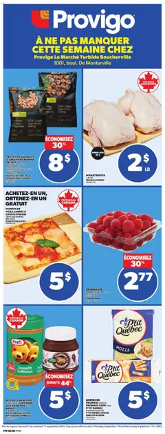 Preview Provigo weekly flyer / circulaire valid from Sep 11, 2025