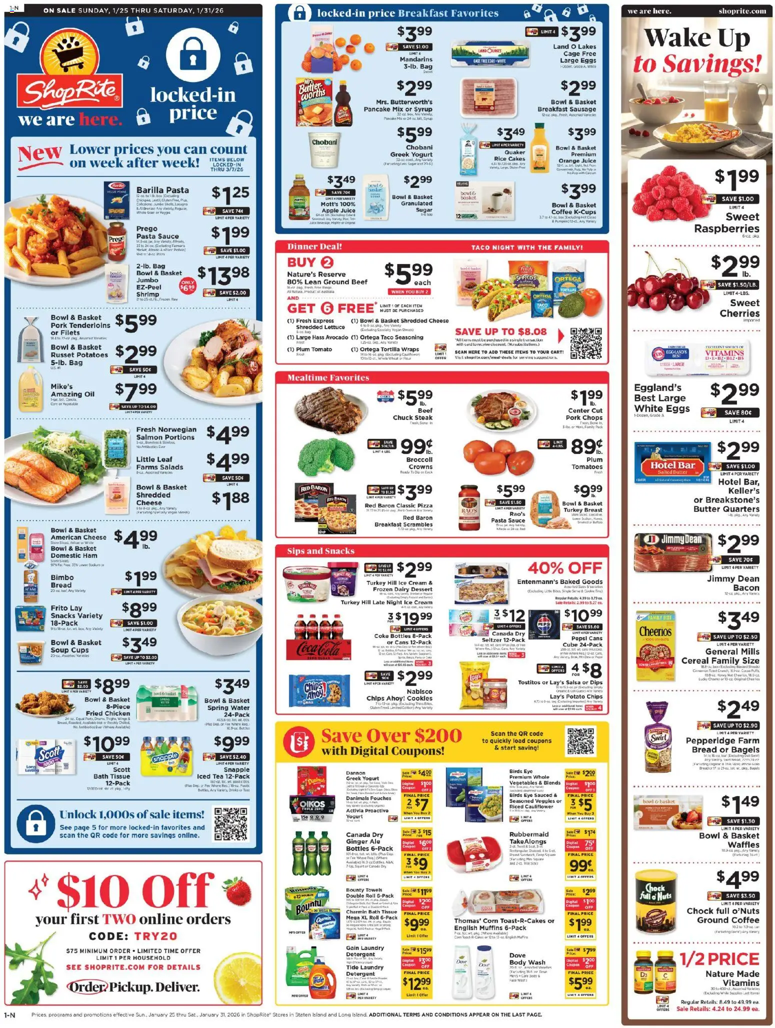 ShopRite Weekly Ad 2 - page 1- valid from 01/25/2026