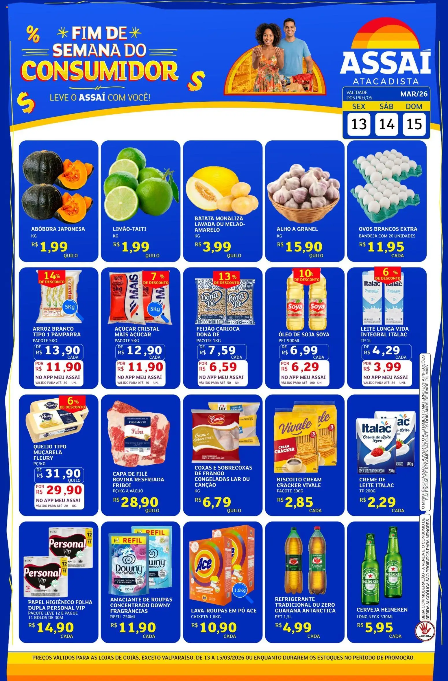 Assaí Atacadista ofertas - página 1- válido a partir de 13/03/2026
