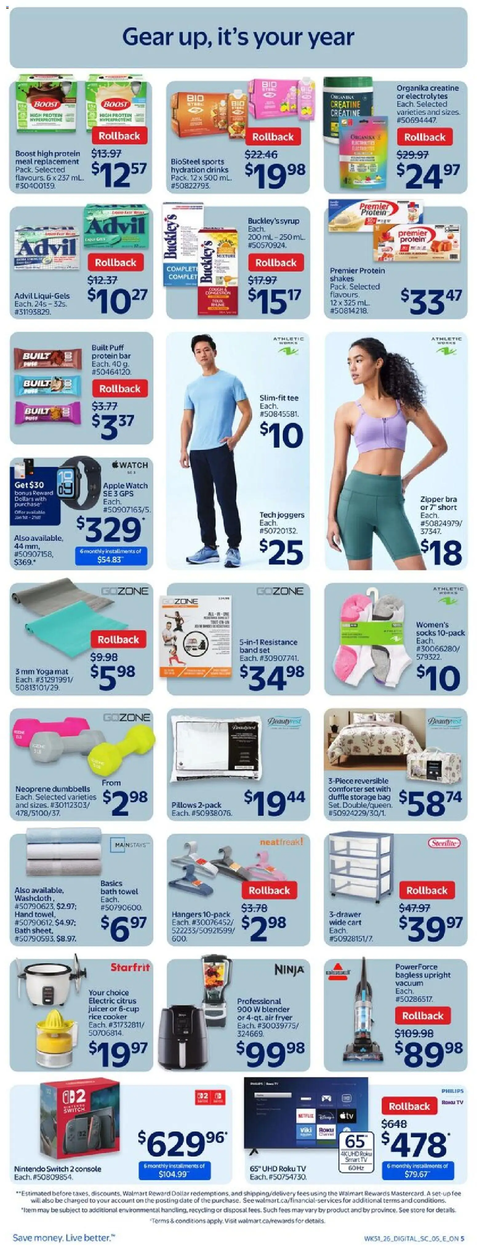 Walmart weekly flyer - page 6- valid from Jan 15, 2026
