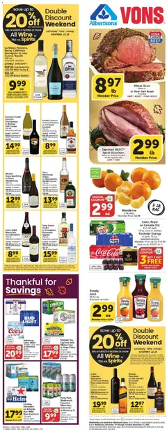 Preview Vons Weekly Ad valid from 11/19/2025