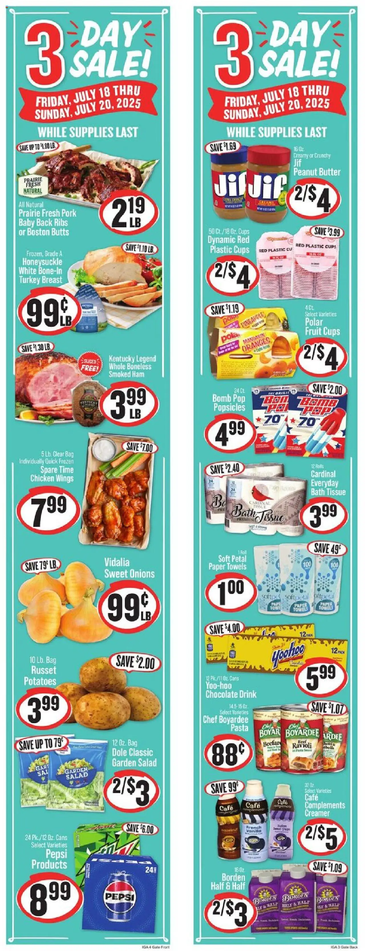 IGA Weekly Ad - page 2- valid from 07/16/2025