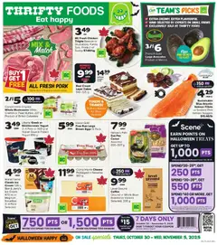 Preview Thrifty Foods weekly flyer / circulaire valid from Oct 30, 2025