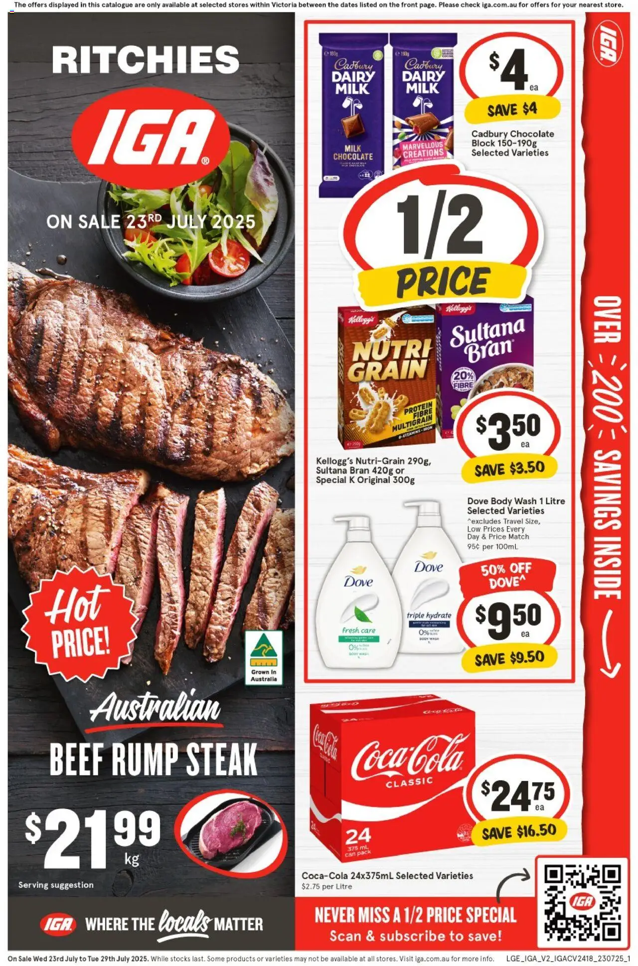 IGA Ritchies VIC - page 1- valid from 23/07/2025