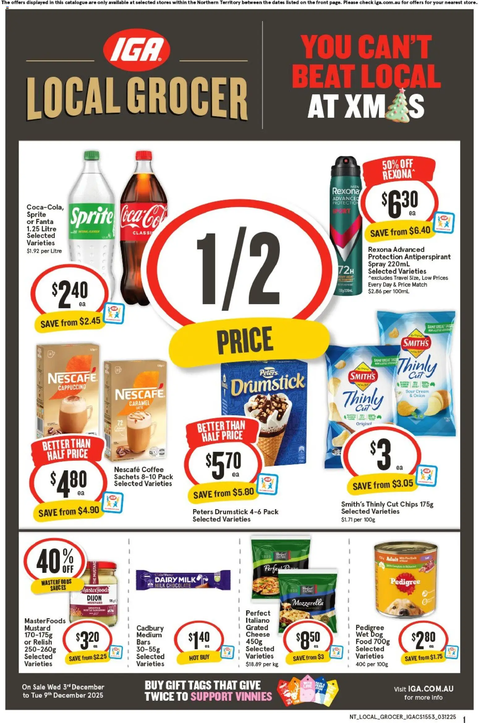 IGA Local Grocer NT - page 1- valid from 03/12/2025