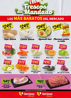 Soriana - Frescos del Mandado Mercado: Tamaulipas válido desde 04/11/2025