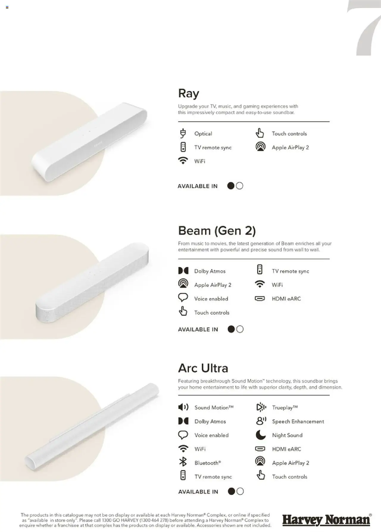 Harvey Norman - House of Sonos Audio Buyers Guide - page 7- valid from 27/09/2025