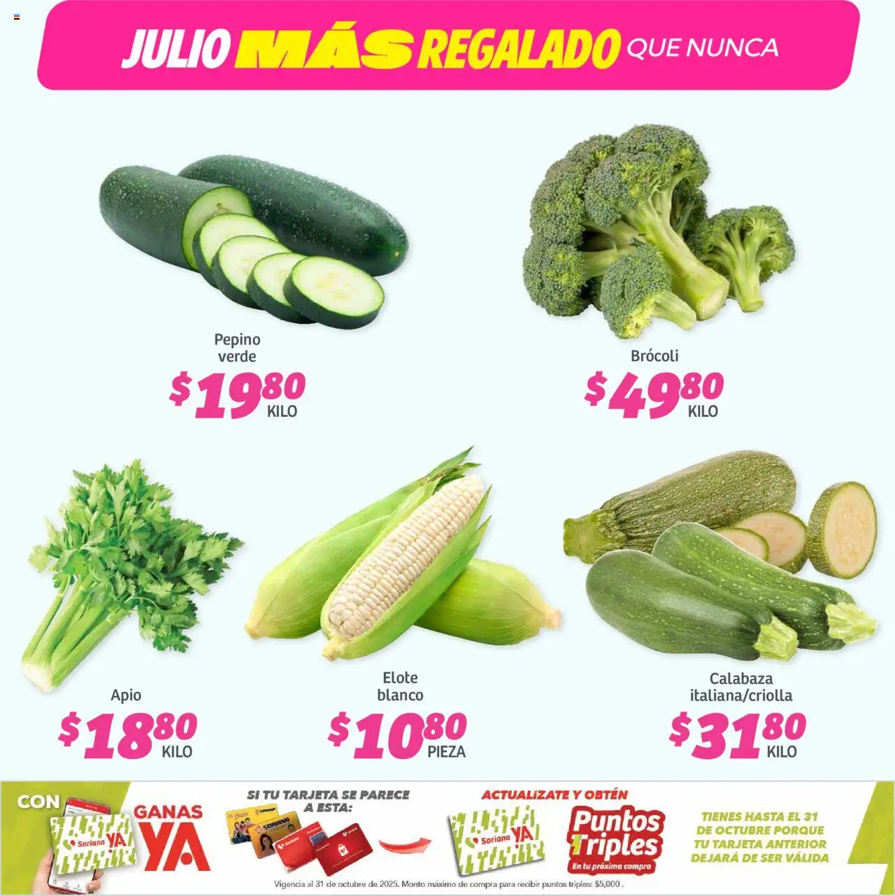 Soriana - Fin de Semana Súper: Ags, Nay, Jal, Qro, Col, Mich, Gto, Hgo, Tlax, Mor, Pue, Gro, Oax, Edo. de Mex, Valle de México, Za - página 3- válido desde 18/07/2025