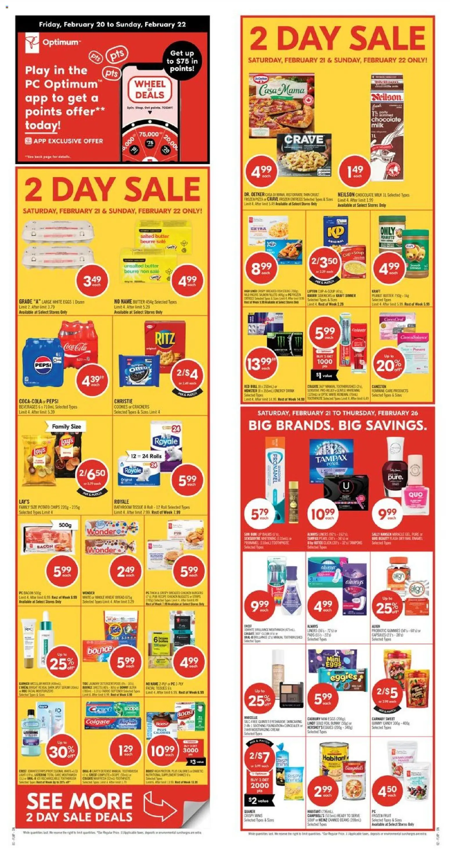 Shoppers weekly flyer / circulaire - page 1- valid from Feb 20, 2026