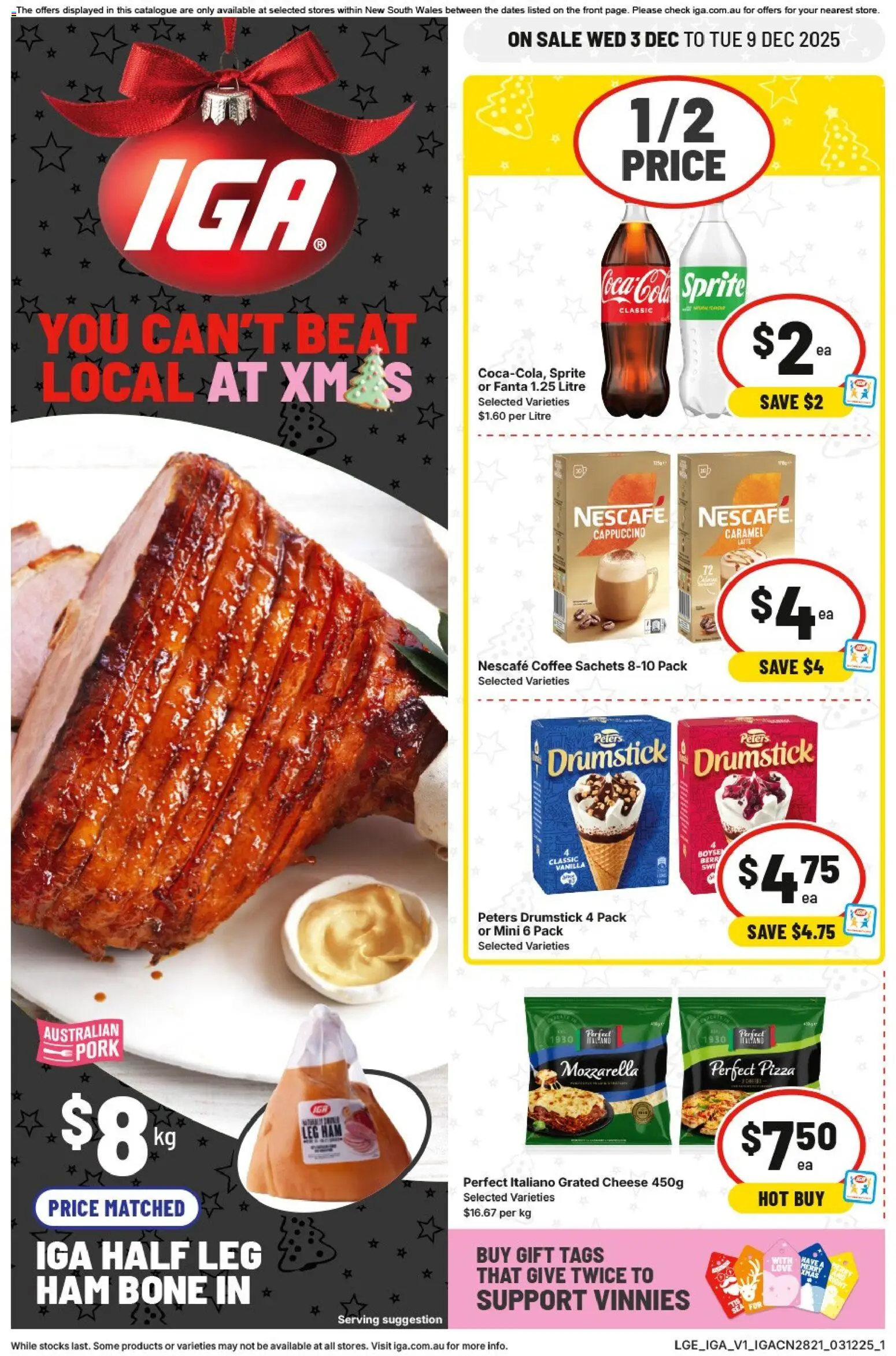 IGA Catalogue NSW - page 1- valid from 03/12/2025